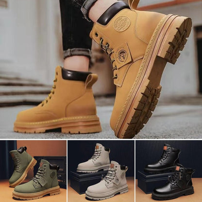 🔥🔥 【39-48】Új stílus ősszel és télen, vastag talpú, csúszásmentes férfi cipő