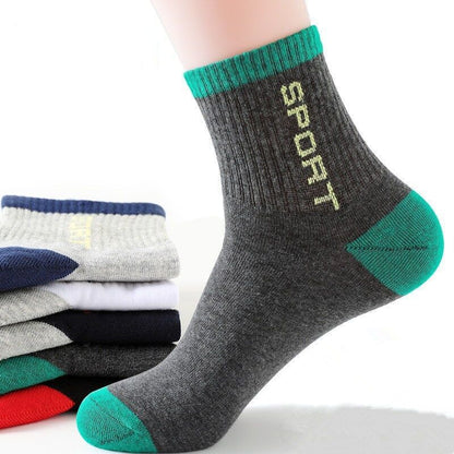 🧦【10 párů】Prodyšné, odolné vůči zápachu a absorbující pot sportovní ponožky pro muže