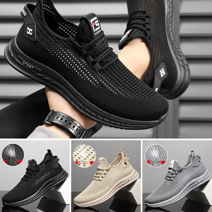 【39-44】2025 Letnie oddychające, rekreacyjne, ultralekkie, sportowe buty z siateczki
