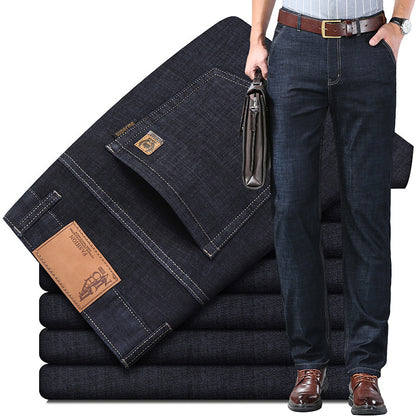 🔥【Купете 1, вземете 1 безплатно 【60-110 кг】👖👖 Мъжки дънки, обикновени, обикновени, универсални, страхотни, различни 