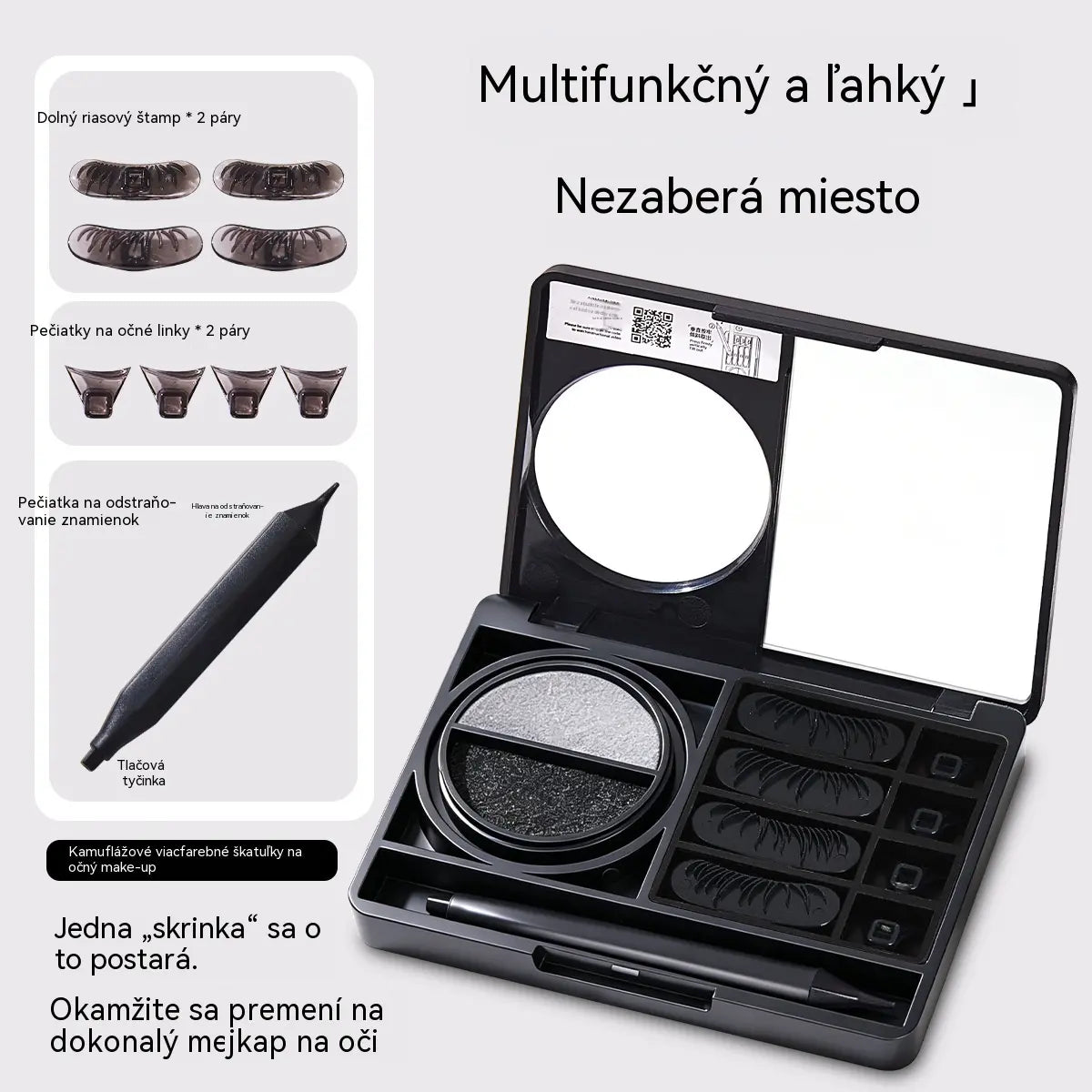 🔥💕 【Špeciálna ponuka ✨】Sada pečiatok na líčenie očí — Vytvorte si očnú linku a spodné mihalnice za 1 sekundu.