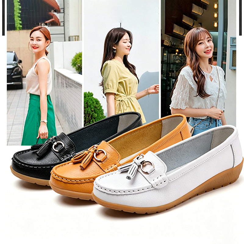 😍【35-44】 Zapatos de cuero para mujer de moda primavera-verano 2026 nuevos