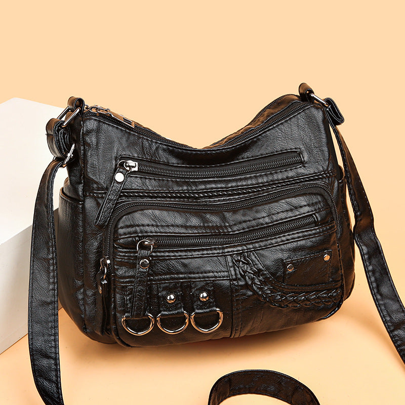 💥【50% zniżka na czas ograniczony】👜2024 nowa torba na ramię / crossbody z miękkiej skóry o dużej pojemności-3868687