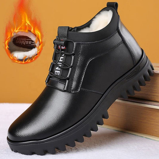 🔥🥾2026 zimowe nowe modne męskie buty na co dzień z grubą bawełnianą podeszwą