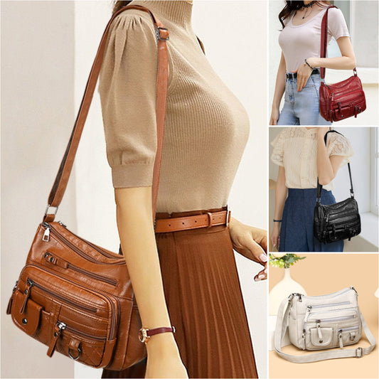 👜 2026: Ново поколение меки кожени рамочни чанти – елегантност и капацитет! ✨