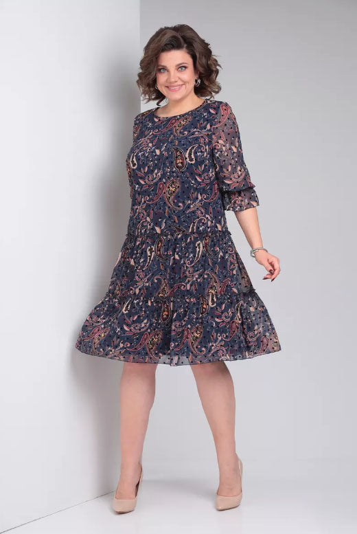 🥇【Más vendido】💥【50% de descuento】👗【S-5XL】Nuevo vestido de verano estampado 2026