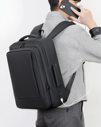 💼🏆Mochila extensible de gran capacidad para hombre, adecuada para viajes de negocios y viajes en general.✅️Pago contra entrega