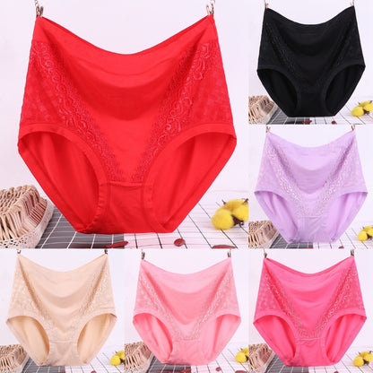 🔥🎀【Płatność przy odbiorze】🎀(opakowanie 6 sztuk) 50% zniżki – antybakteryjne koronkowe majtki wyszczuplające z wysokim stanem🥰