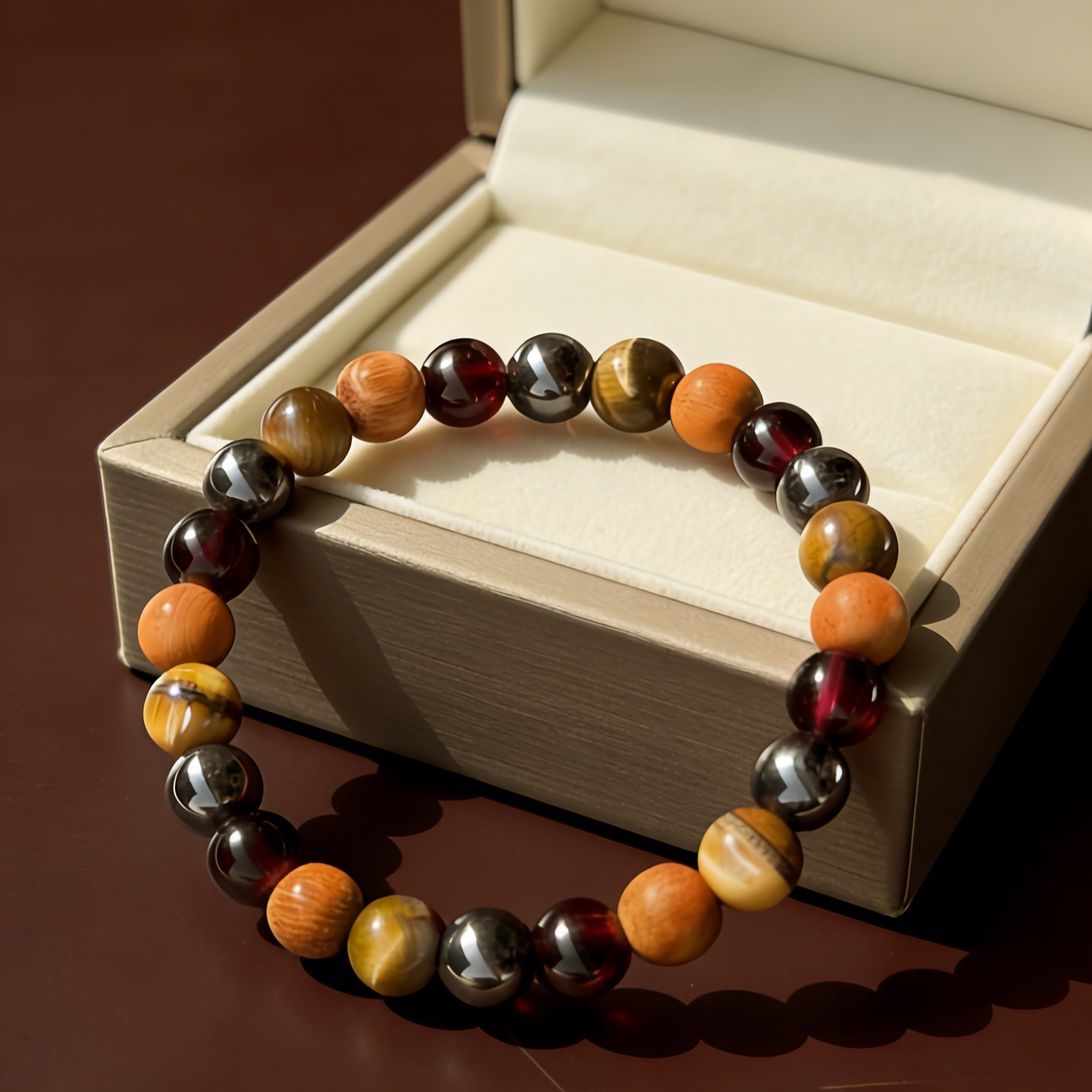 🐅Pulsera de Ojo de Tigre Amarillo Natural: El rey de los animales auspiciosos, te trae riqueza y buena fortuna.