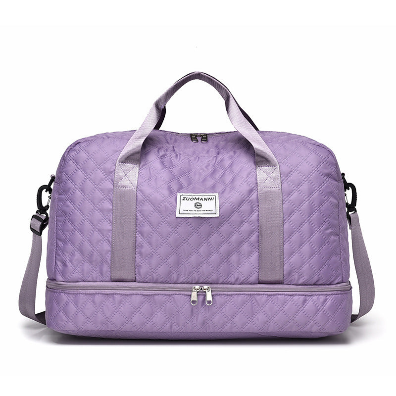 🔥✨【50% отстъпка✨】Чанта с голям капацитет и дизайн за отделяне на мокри и сухи вещи, подходяща за пътуване и фитнес.