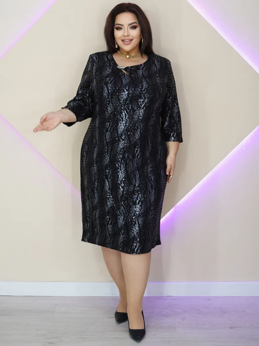 【🏆️Gorąca wyprzedaż】🌷 [S-5XL] 2025 Nowa elegancka sukienka z nadrukiem