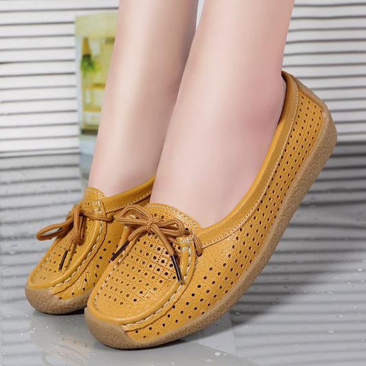 【35-41】 2025 New Style Soft Sole Flat Wszechstronne buty damskie-3919960