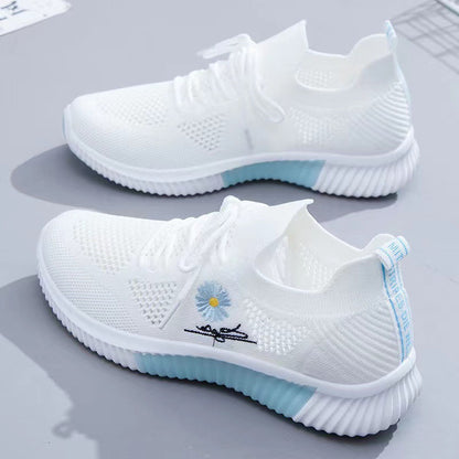 🤍👟Duży rabat ostatni dzień ✨【35-40】2025 letnie nowe damskie buty sportowe Daisy Running Mesh oddychające, 💌lekkie i oddychające, 💌antypoślizgowa podeszwa