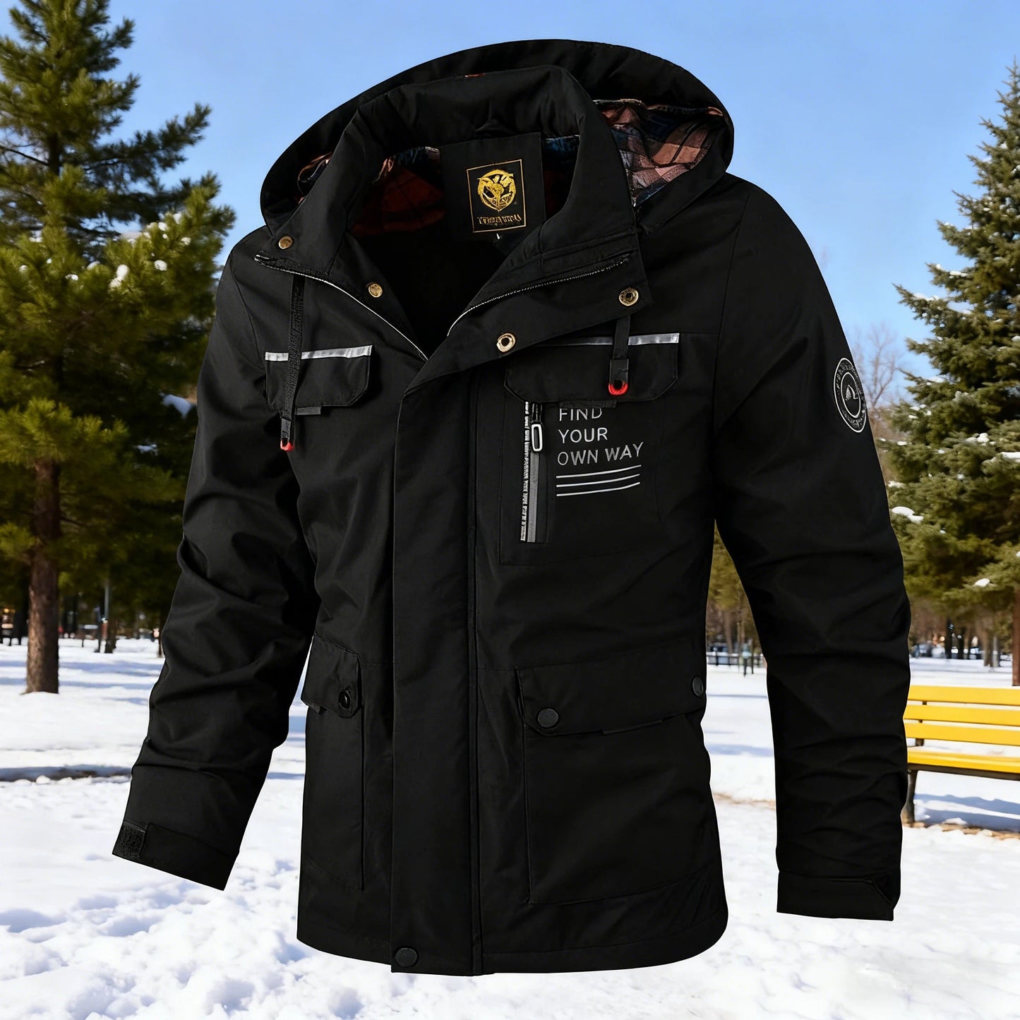 🔥💥🔥【M-6XL】Nova debela topla muška jesensko-zimska jakna otporna na vjetar i vodu