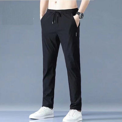 【🔥50% zniżki】👖【M-5XL】Letnie cienkie męskie spodnie casualowe, rozciągliwe, koreański styl, modny luźny, prosty krój