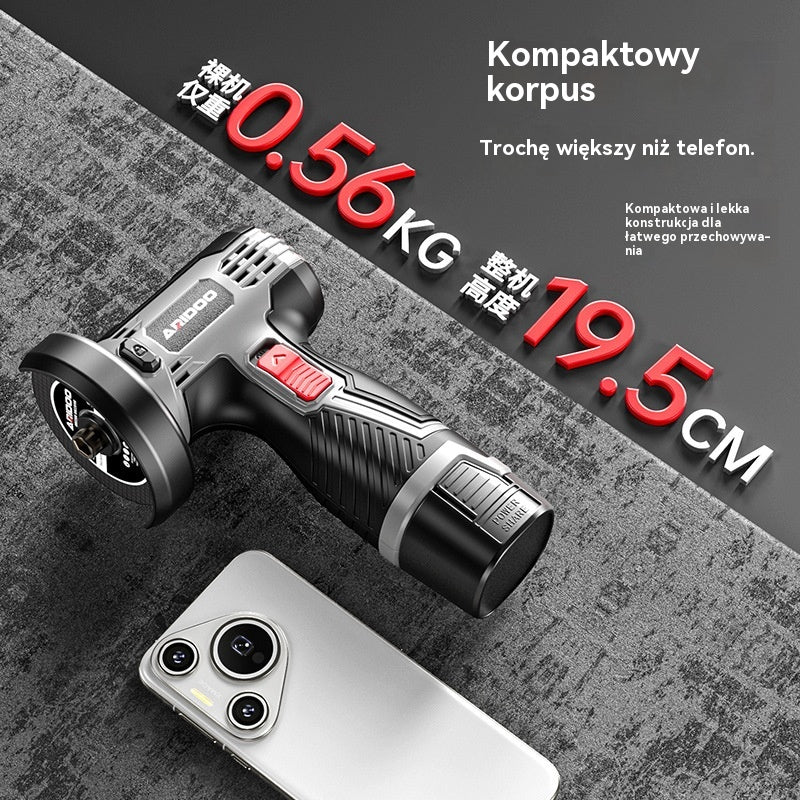 🔥【Oferta ograniczona czasowo】🧰Mini szlifierka kątowa 12 V z tarczą tnącą