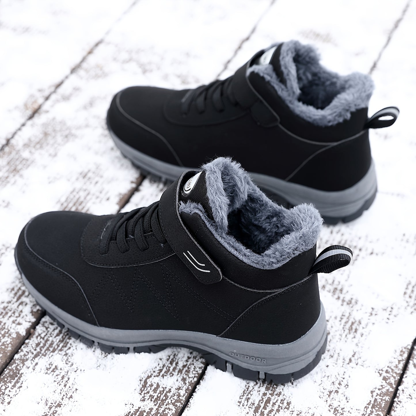 🔥⛄【Rozmiar 39-44】Nowe zimowe męskie buty antynarciarskie 2025, pluszowa podszewka, wodoodporne i ciepłe