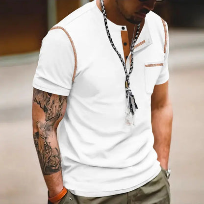 【🔥Modelo superventas】Camiseta de verano sencilla de algodón para hombre, nueva colección 2026 ✅️Pago contra entrega