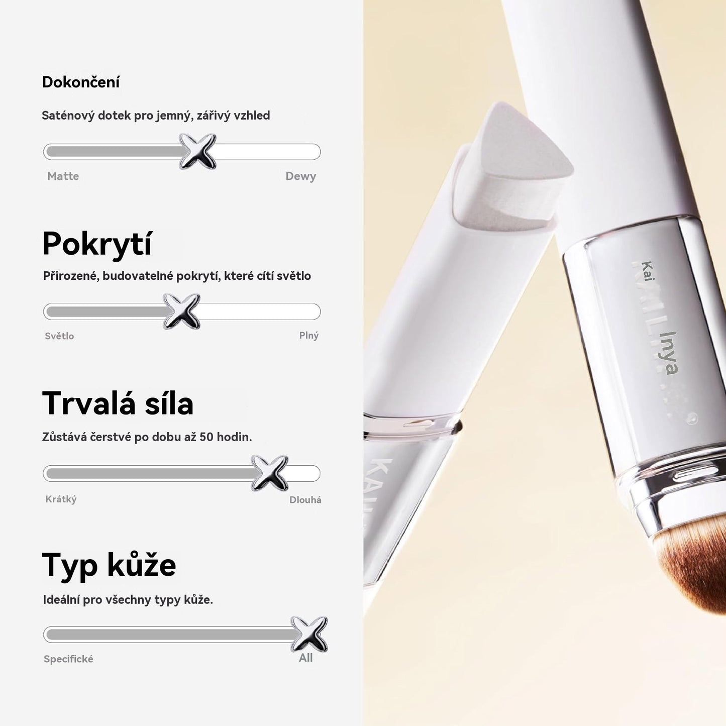 💕🔥【Kupte jeden, druhý dostanete zdarma】🌟Korejská tyčinka na make-up, která mění barvu, bezchybná a dlouhotrvající, voděodolná a odolná vůči potu, oboustranná pro krycí/konturovací efekt