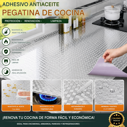 🔥🎉【Pegatinas de cocina✨】Pegatinas de pared resistentes al aceite, al agua, al fuego y a las altas temperaturas.