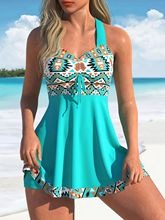 🔥💕【¡Más vendido!✨】【Tallas S-6XL】Traje de baño estampado de moda de verano para mujer