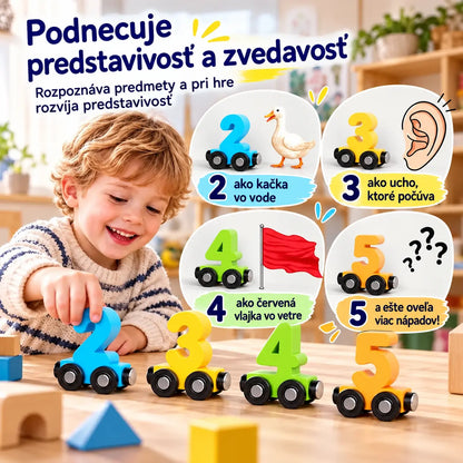 🔥Kúp jeden a druhý dostaneš zadarmo🔥Detský magnetický číselný vláčik🚂 — Vzdelávacia stavebnica