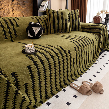 🛋️Speciální vánoční nabídka pro ranní ptáčata:🎉 Měkký, protiskluzový plyšový potah na pohovku🍂