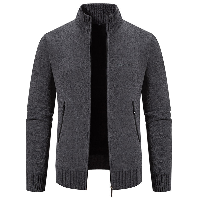 🔥【Forró akció】👔【M-4XL】Őszi és téli új férfi kabát magas gallérral és cipzárral, kiváló minőségű anyagból és temperamentumos, magas szabású szabással