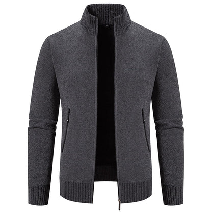 🔥【Forró akció】👔【M-4XL】Őszi és téli új férfi kabát magas gallérral és cipzárral, kiváló minőségű anyagból és temperamentumos, magas szabású szabással