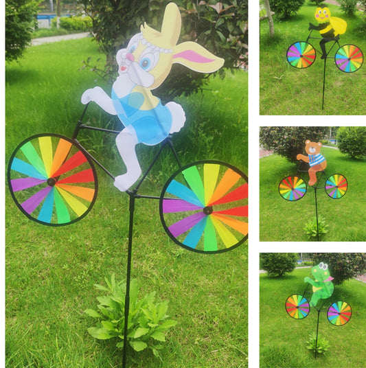 【🔥Kup 1, a otrzymasz 1 gratis】🐈 【3 sztuki】🌈Kreatywne śmigło wiatrowe ze zwierzęcym kołem🐰