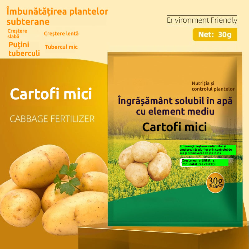 [10 opakowań] 💧Rozpuszczalny w wodzie nawóz o kontrolowanym uwalnianiu🌱Składnik odżywczy dla roślin korzeniowych i bulwiastych, który zwiększa owoce i wzmacnia sadzonki, można stosować w uprawach takich jak ziemniaki🥔, cebula🧄, orzeszki ziemne🥜