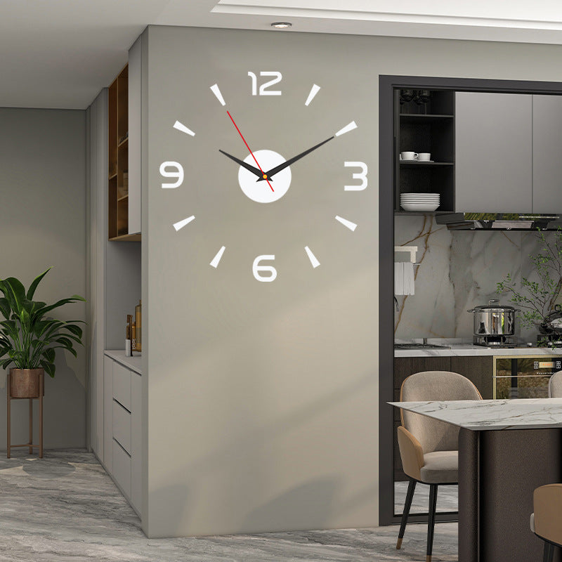 🕑✨Reloj de pared acrílico luminoso 3D sin necesidad de taladrar (requiere montaje)