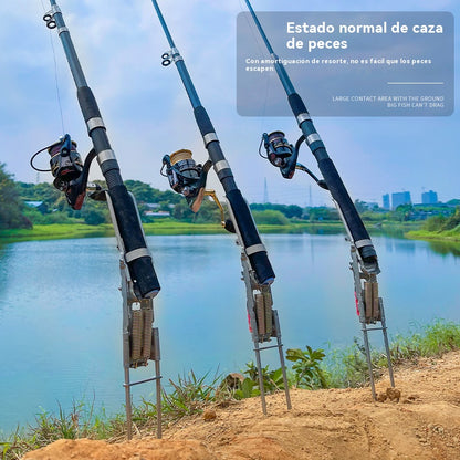 🔥🎣 Retractor automático para caña de pescar, soporte retráctil automático para caña de pescar con resorte ✅️Pago contra entrega