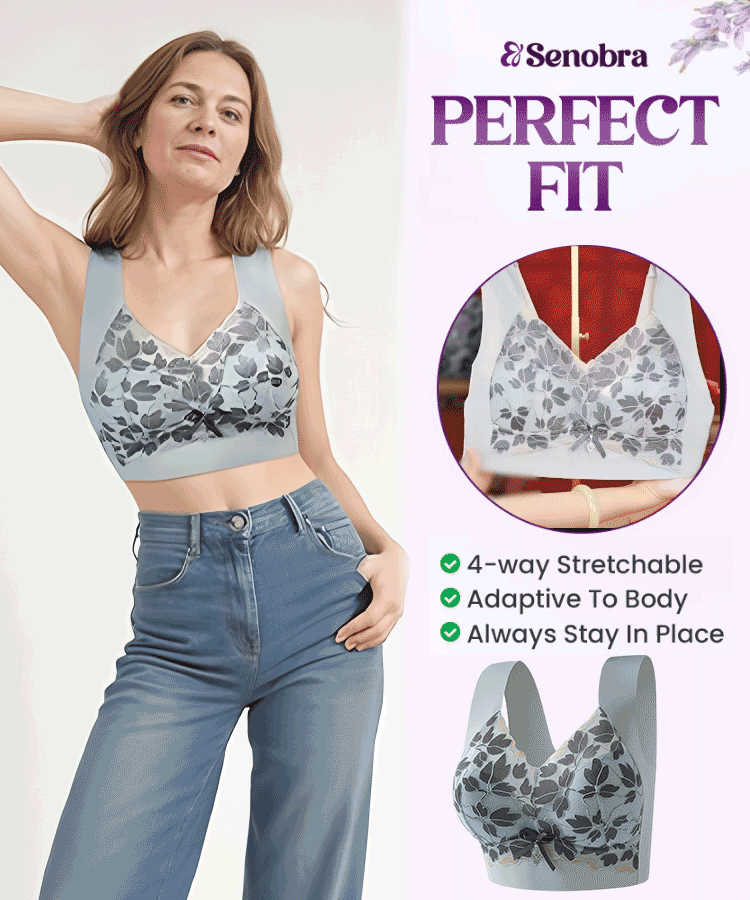 💌🌈【3 броя】【M-4XL】Дантелени сутиени в голям размер без стоманени халки, луксозен, красив, секси сутиен за гръб