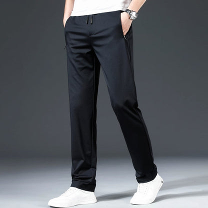 🔥【¡50% de descuento!】Pantalones casuales de verano holgados para hombre, frescos y transpirables.