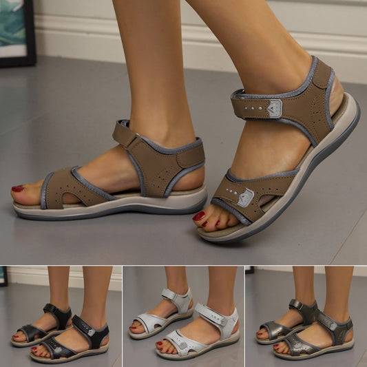 🌟【35-43】2025 Lato Nowe Damskie Płaskie Sandały Casualowe Proste