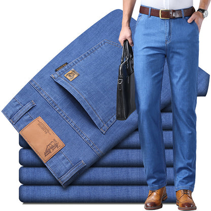 🔥【Купете 1, вземете 1 безплатно 【60-110 кг】👖👖 Мъжки дънки, обикновени, обикновени, универсални, страхотни, различни 
