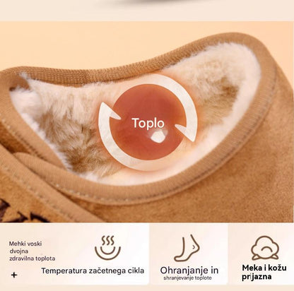 Popust kmalu izteče 🔥【Elegantni novi ženski zimski gležnjarji, velikosti 36-41, z mehkimi gamašami】