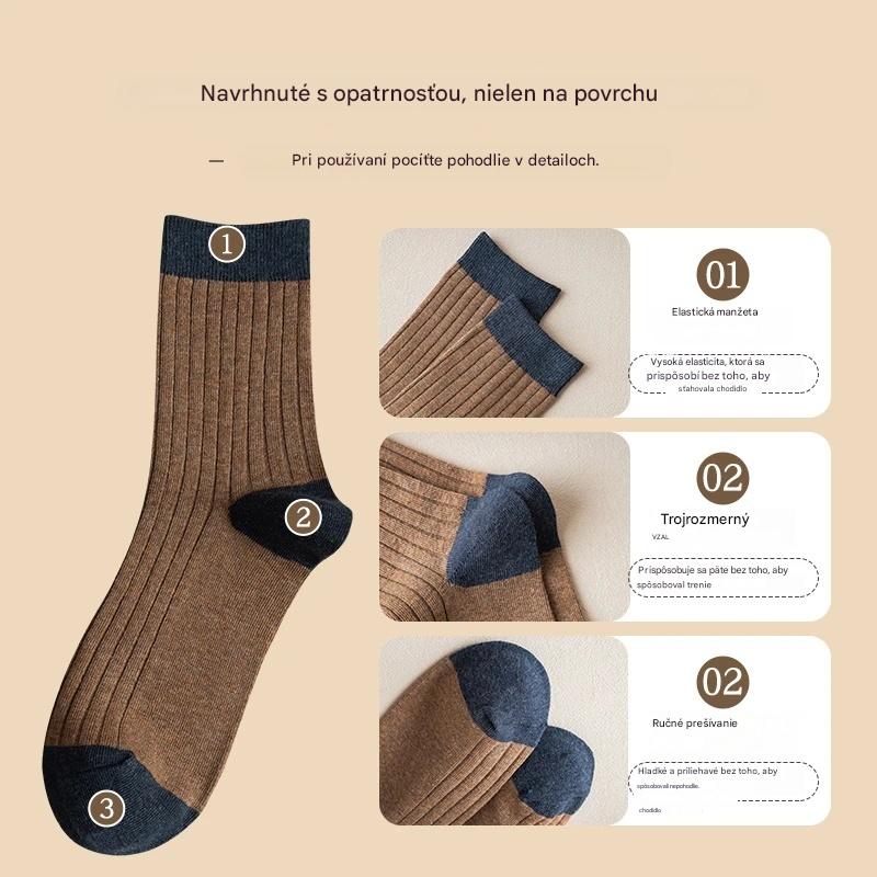 🧦🧦【Kúpte 10 kusov a získajte 10 kusov zadarmo】Pánske teplé dezodoračné ponožky absorbujúce pot