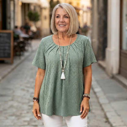 🎁【L-6XL】Camisas elegantes para mujer, camisetas informales de manga corta.✅️Pago contra entrega