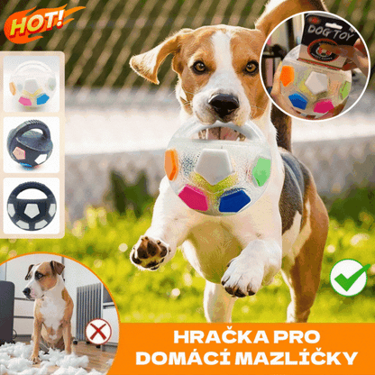 ⚽🐕🐾Igračka za pse - nogometna lopta, interaktivni i pribor otporan na ugrize za border kolije, labradore i corgi pse.