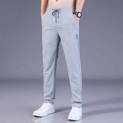 【🔥50% zniżki】👖【M-5XL】Letnie cienkie męskie spodnie casualowe, rozciągliwe, koreański styl, modny luźny, prosty krój