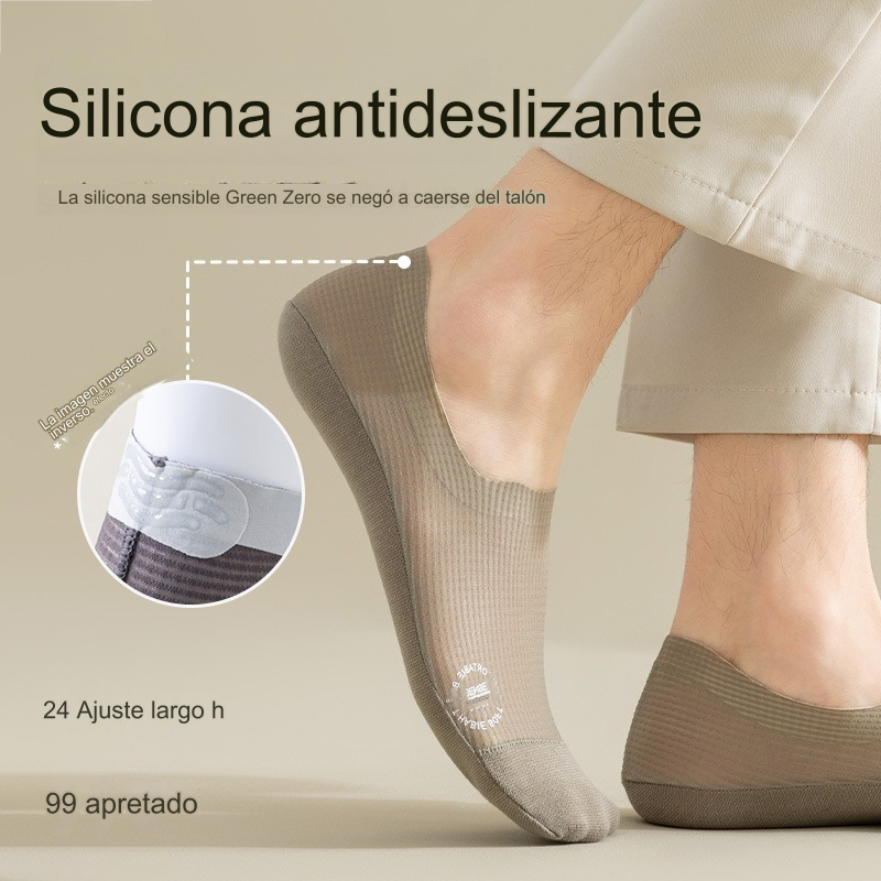 🧦【6 pares 29 euros】Calcetines invisibles transpirables de malla fina antideslizantes universales de 6 piezas