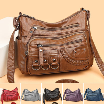 💥【50% zniżka na czas ograniczony】👜2024 nowa torba na ramię / crossbody z miękkiej skóry o dużej pojemności-3868687