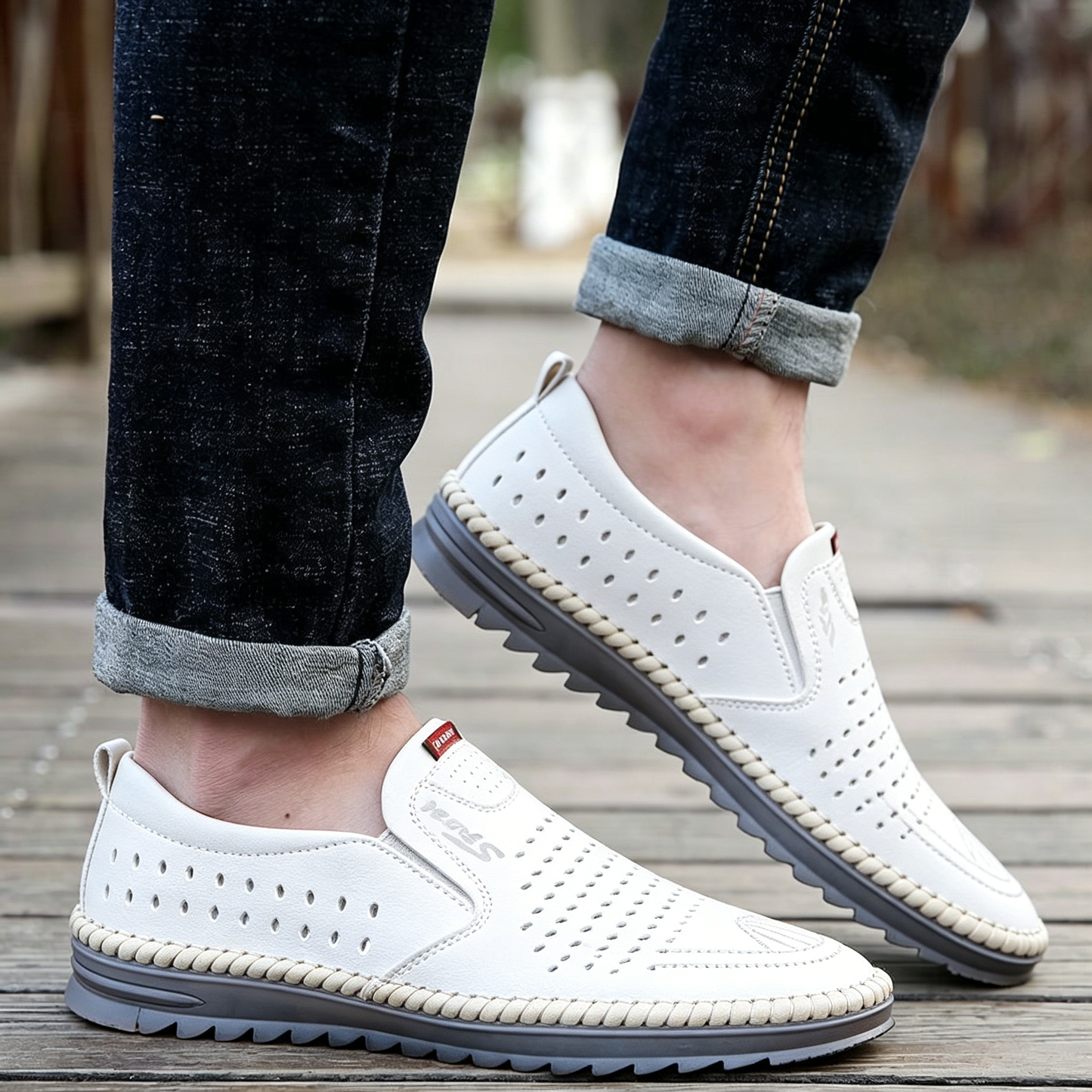 ✨【39-44】Ręcznie robione męskie skórzane buty 2026 | Styl casualowy do noszenia na zewnątrz