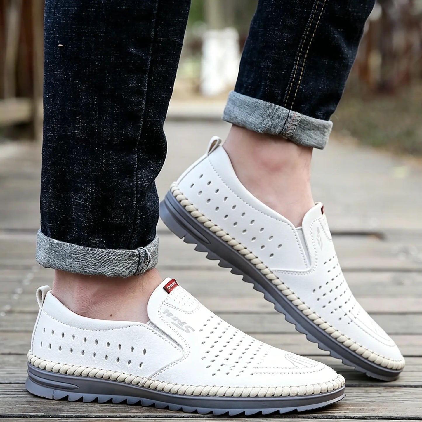 ✨【39-44】Ręcznie robione męskie skórzane buty 2026 | Styl casualowy do noszenia na zewnątrz