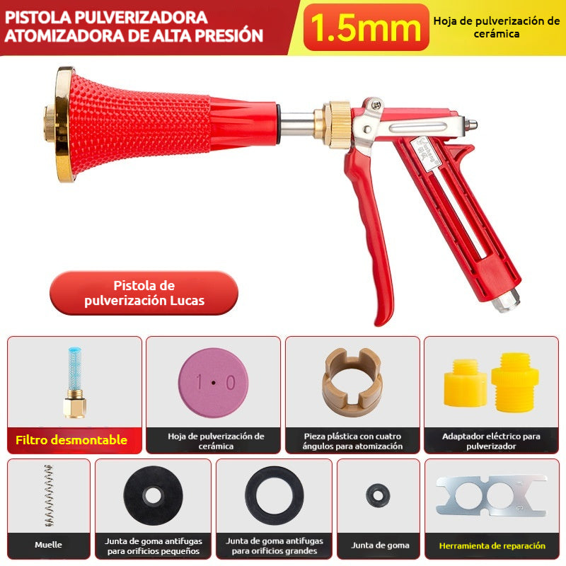 🎁🚿Pulverizador agrícola de alta presión con filtro y boquilla a prueba de viento.✅️Pago contra entrega