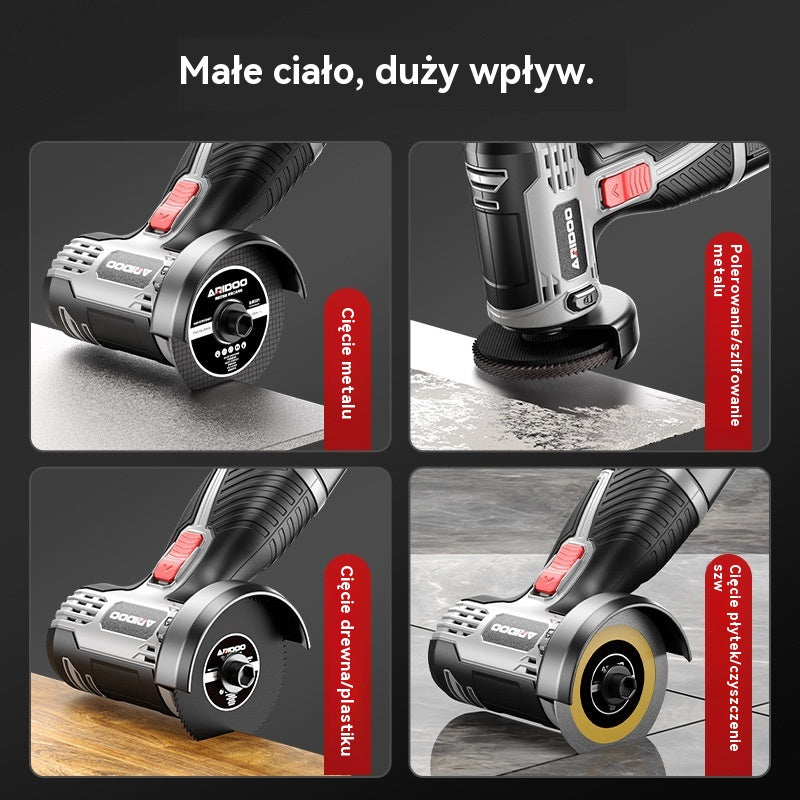 🔥【Oferta ograniczona czasowo】🧰Mini szlifierka kątowa 12 V z tarczą tnącą