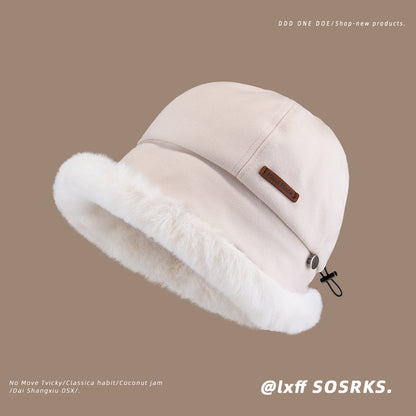 🎀👒Ženski zimski klobuk Hepburn Style Fisherman Plus osemkotna žametna kapa