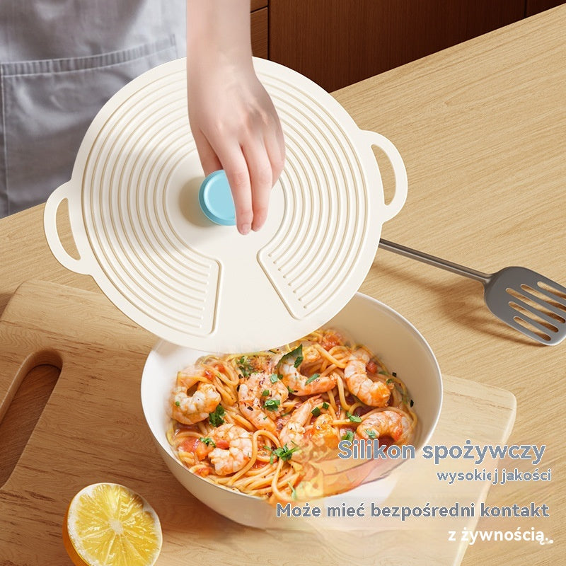 📢【 50% zniżki】Silikonowe pokrywki do żywności, które zachowują świeżość.osłona przeciwbryzgowa